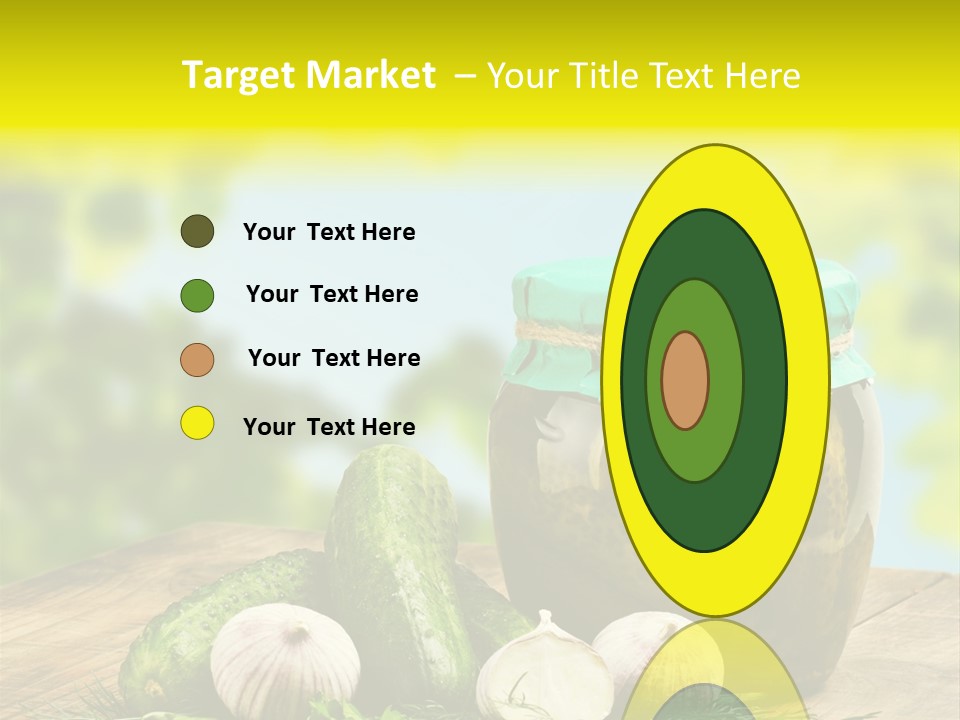 Macro Condiment Kitchen PowerPoint Template