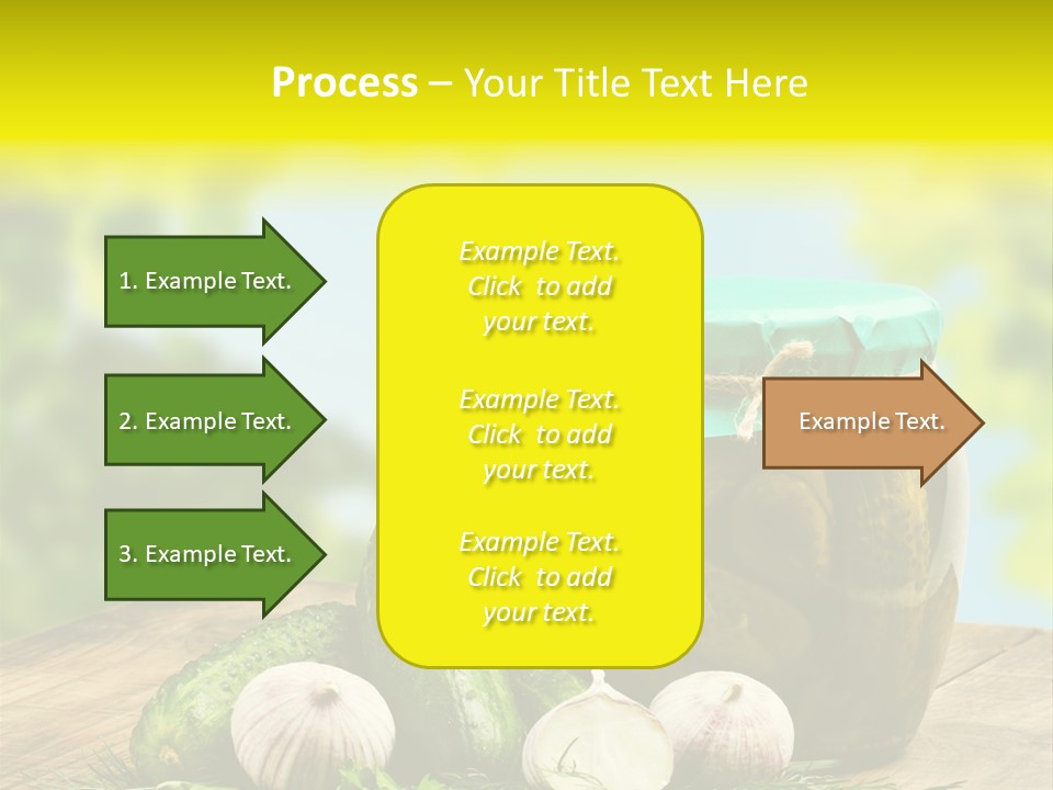 Macro Condiment Kitchen PowerPoint Template