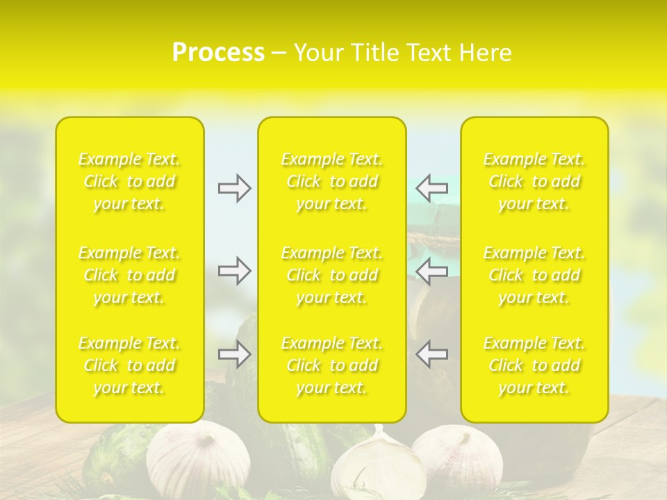Macro Condiment Kitchen PowerPoint Template