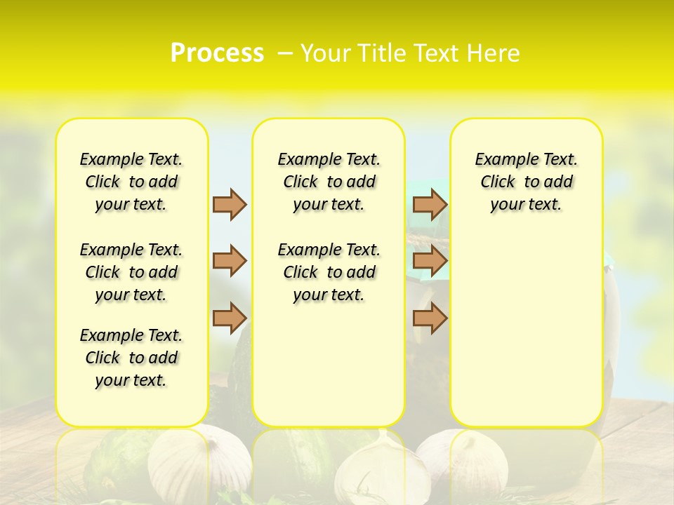 Macro Condiment Kitchen PowerPoint Template