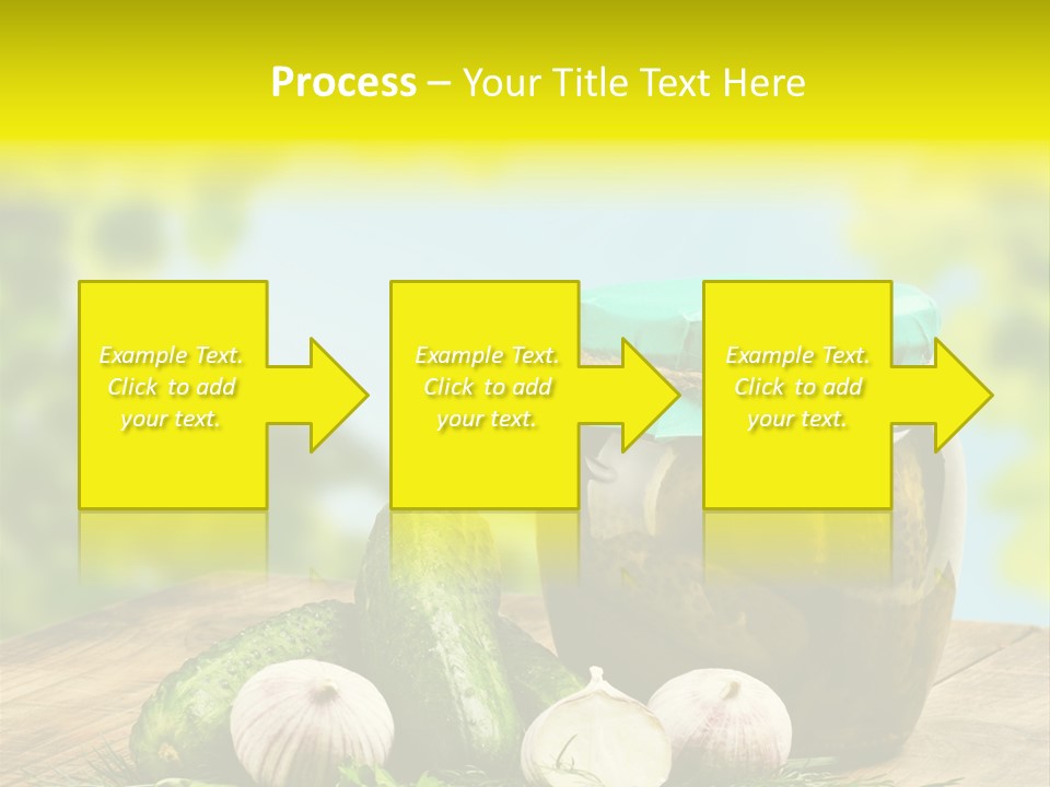 Macro Condiment Kitchen PowerPoint Template