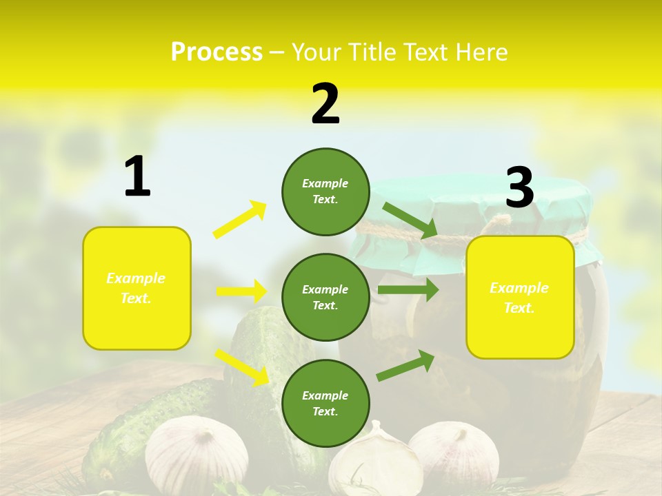 Macro Condiment Kitchen PowerPoint Template