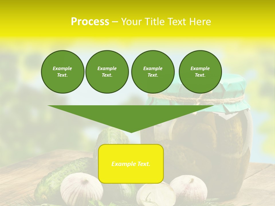 Macro Condiment Kitchen PowerPoint Template