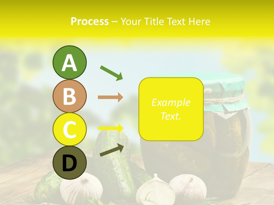 Macro Condiment Kitchen PowerPoint Template