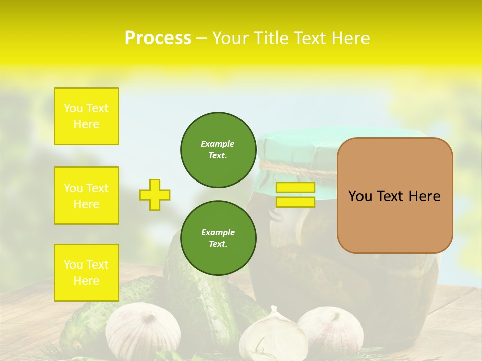 Macro Condiment Kitchen PowerPoint Template