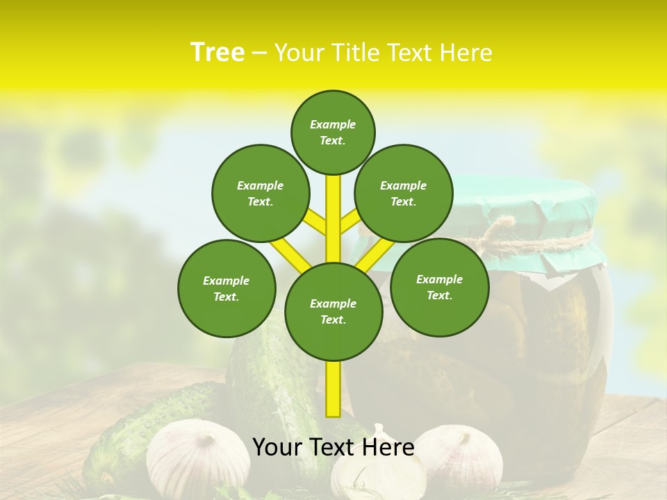 Macro Condiment Kitchen PowerPoint Template