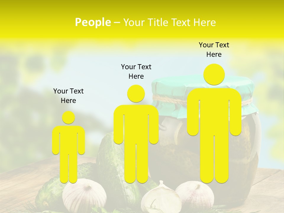 Macro Condiment Kitchen PowerPoint Template