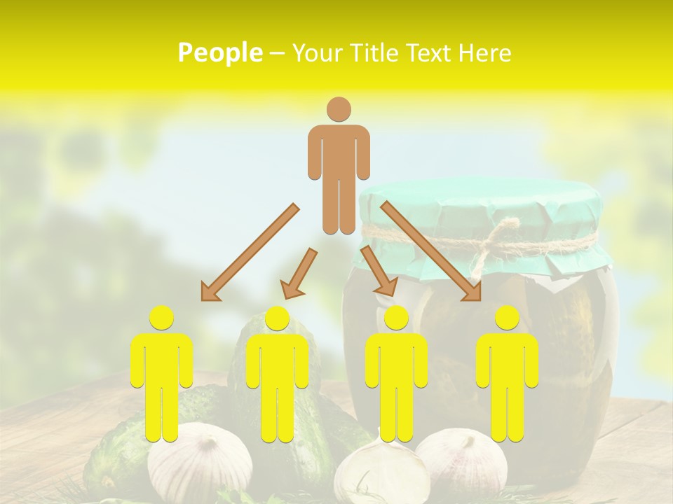 Macro Condiment Kitchen PowerPoint Template