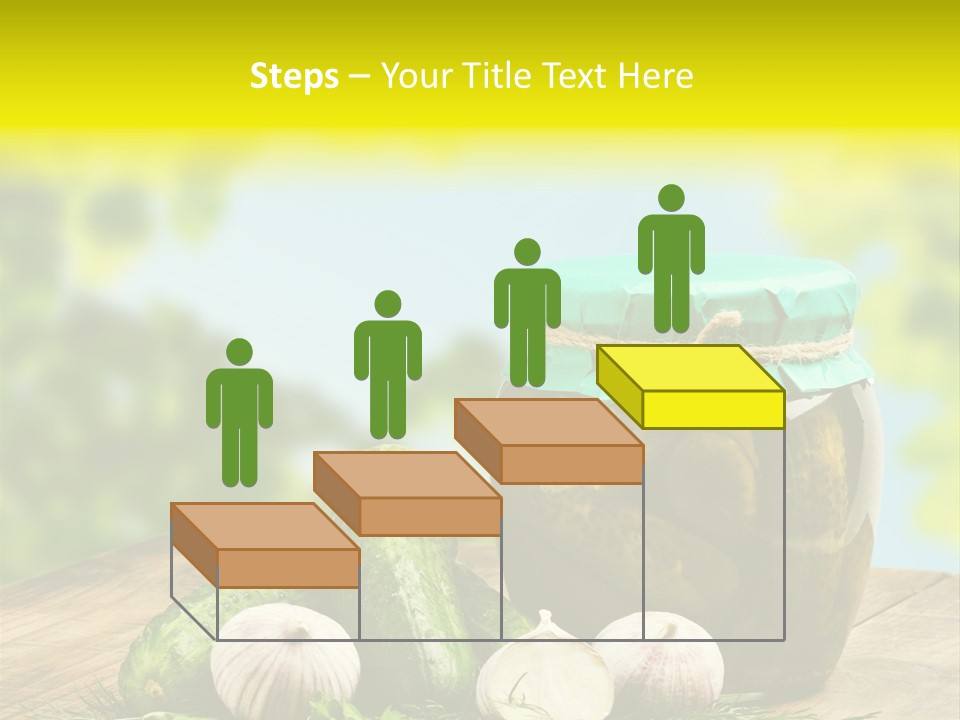 Macro Condiment Kitchen PowerPoint Template