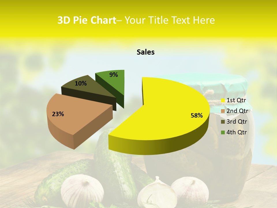 Macro Condiment Kitchen PowerPoint Template