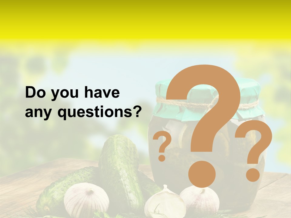 Macro Condiment Kitchen PowerPoint Template