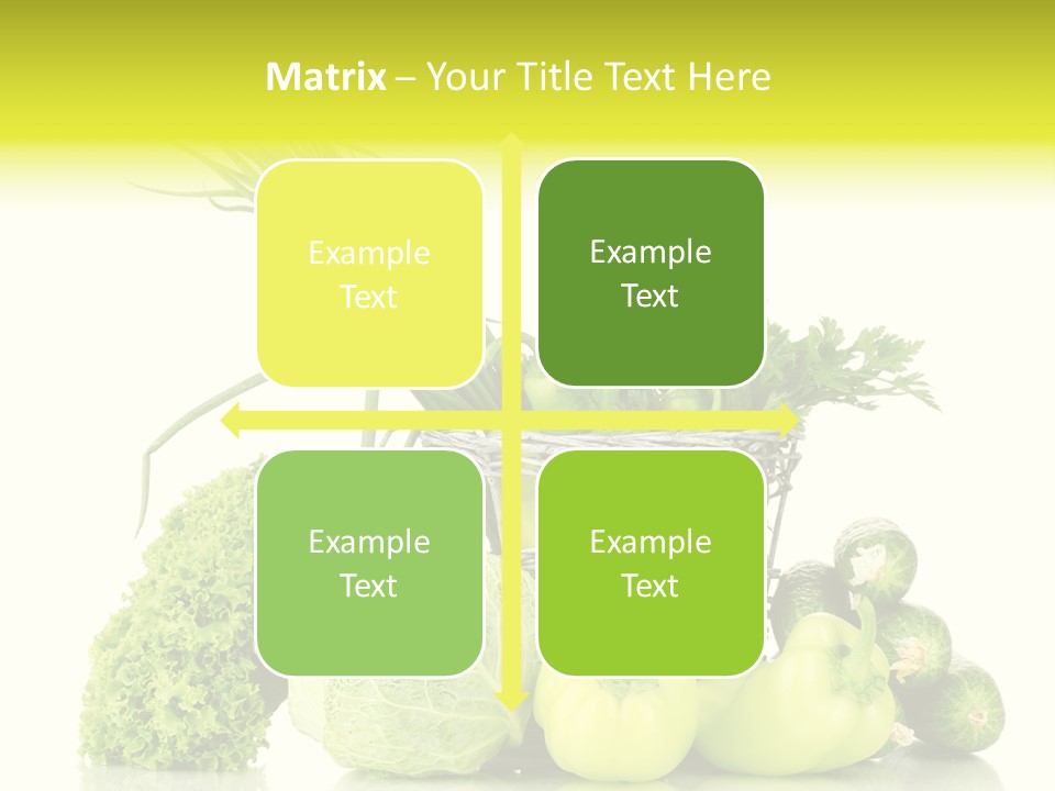 Harvest Kitchen Vegetable PowerPoint Template