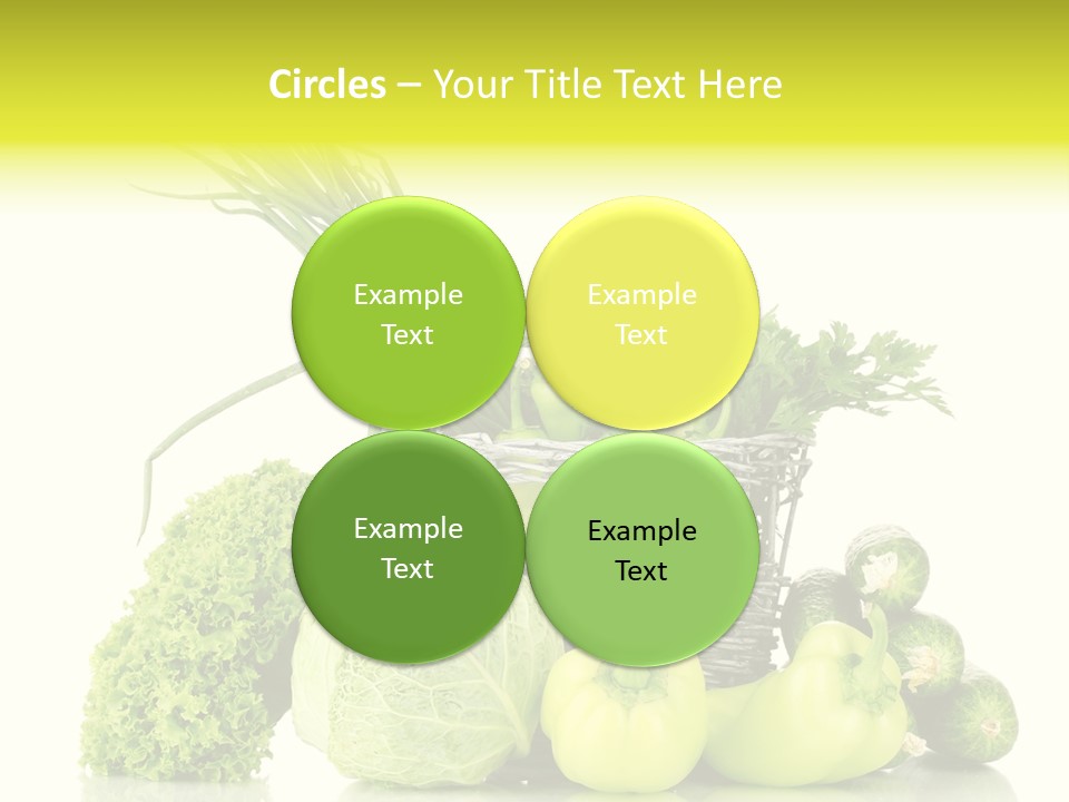Harvest Kitchen Vegetable PowerPoint Template