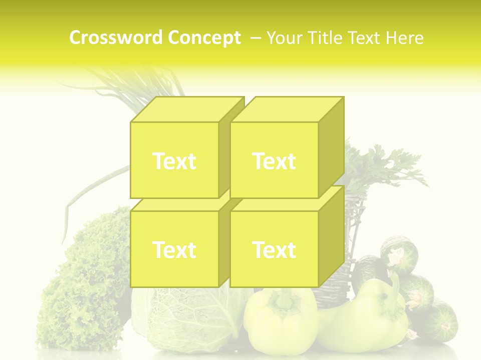 Harvest Kitchen Vegetable PowerPoint Template