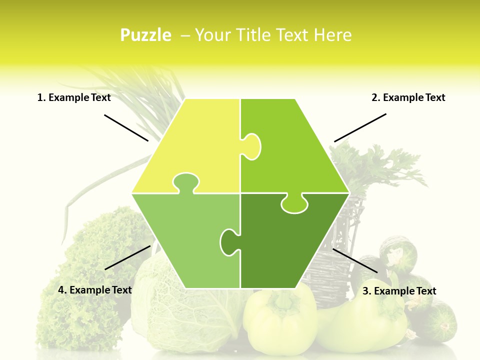 Harvest Kitchen Vegetable PowerPoint Template