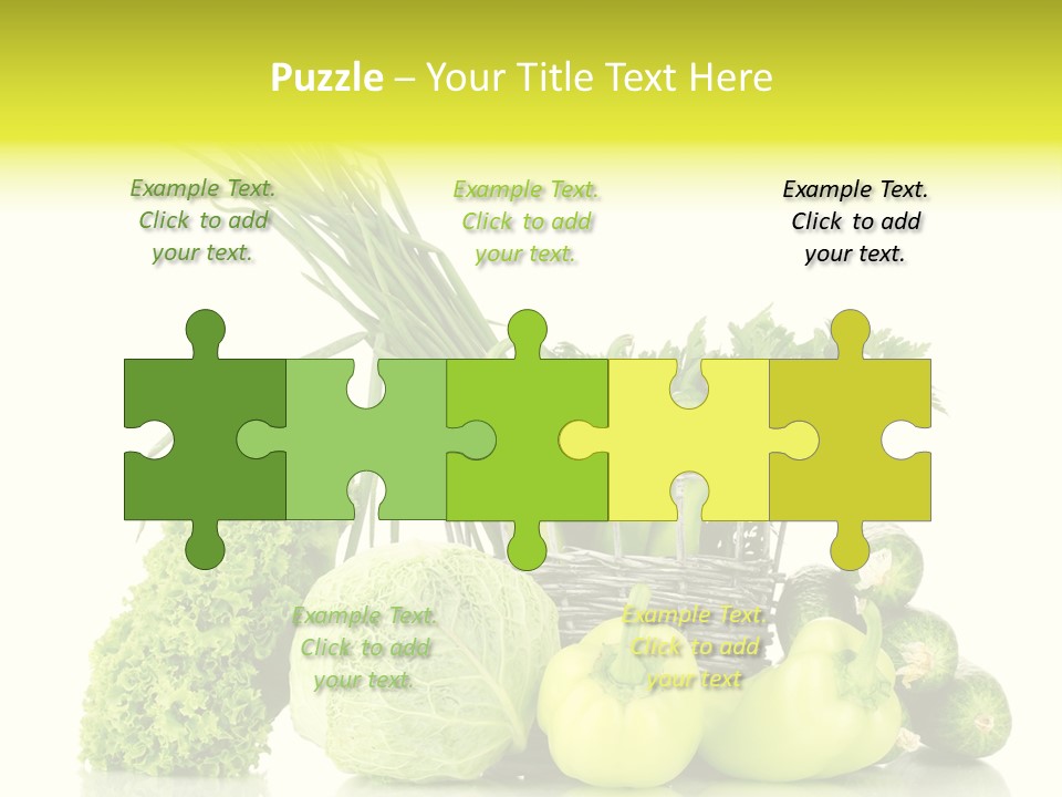 Harvest Kitchen Vegetable PowerPoint Template