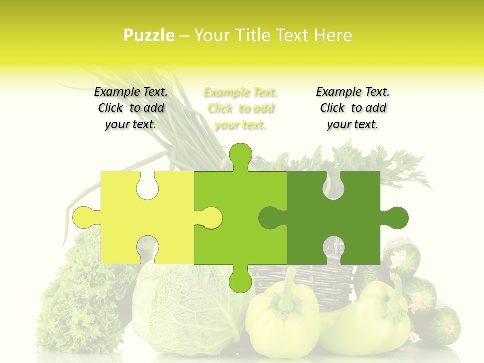 Harvest Kitchen Vegetable PowerPoint Template