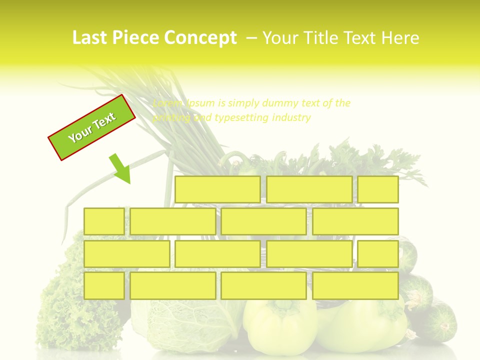 Harvest Kitchen Vegetable PowerPoint Template