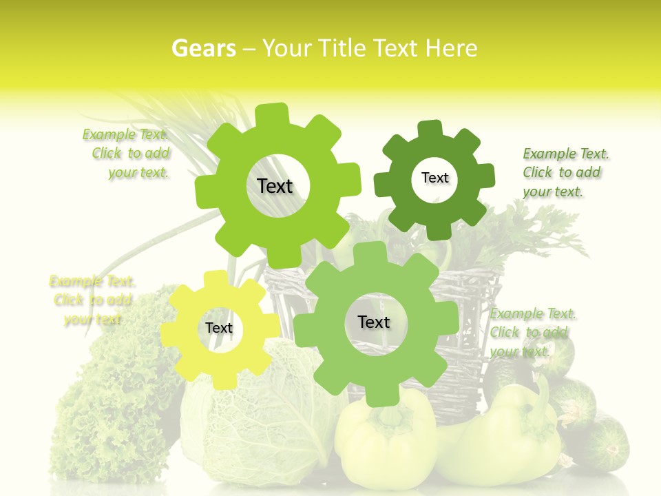 Harvest Kitchen Vegetable PowerPoint Template