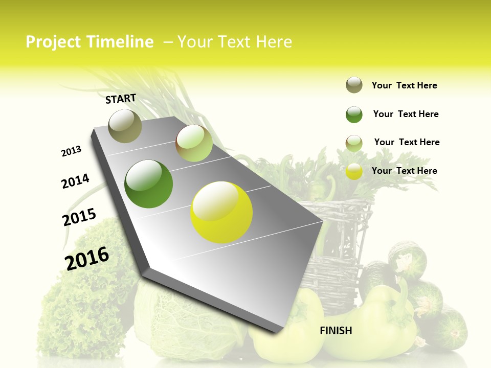 Harvest Kitchen Vegetable PowerPoint Template