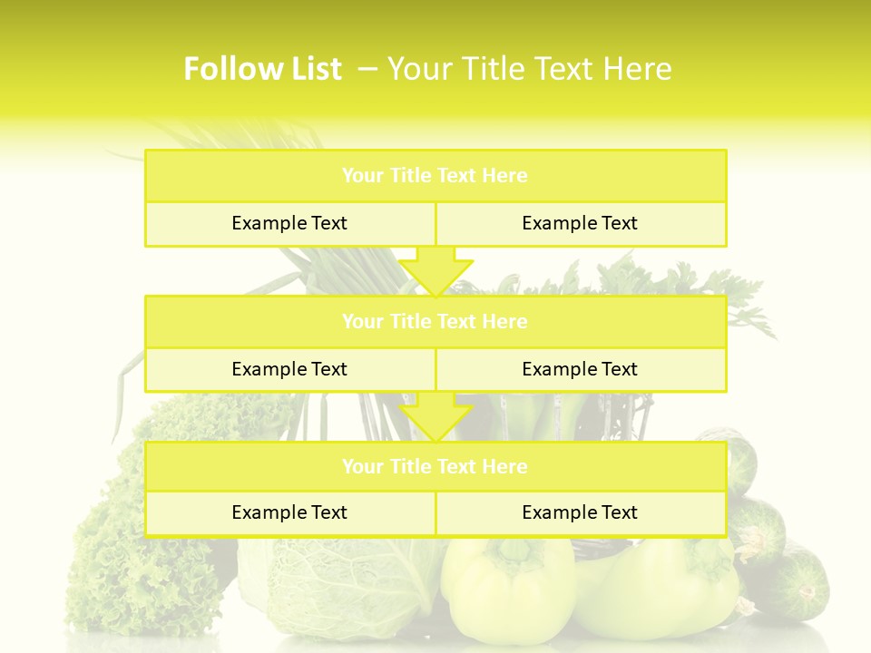 Harvest Kitchen Vegetable PowerPoint Template