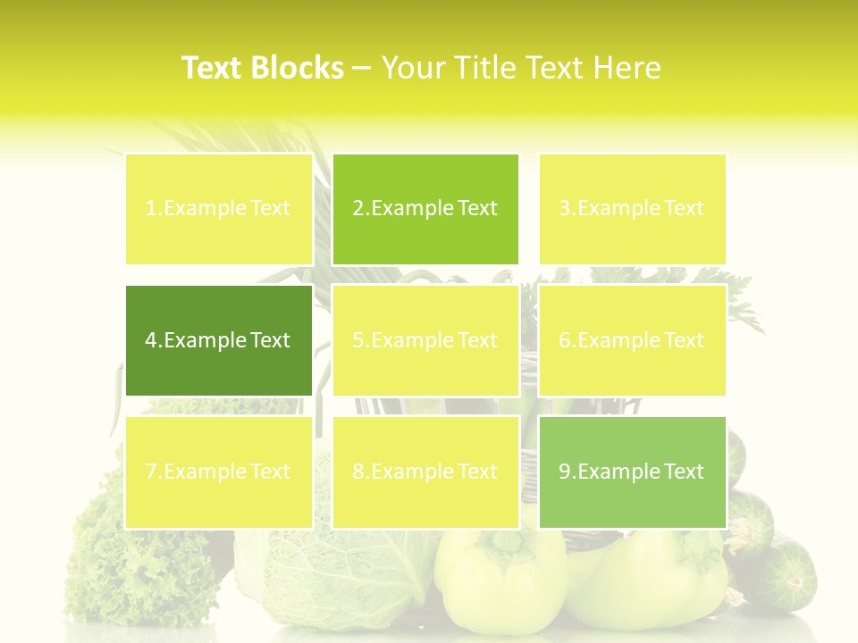 Harvest Kitchen Vegetable PowerPoint Template