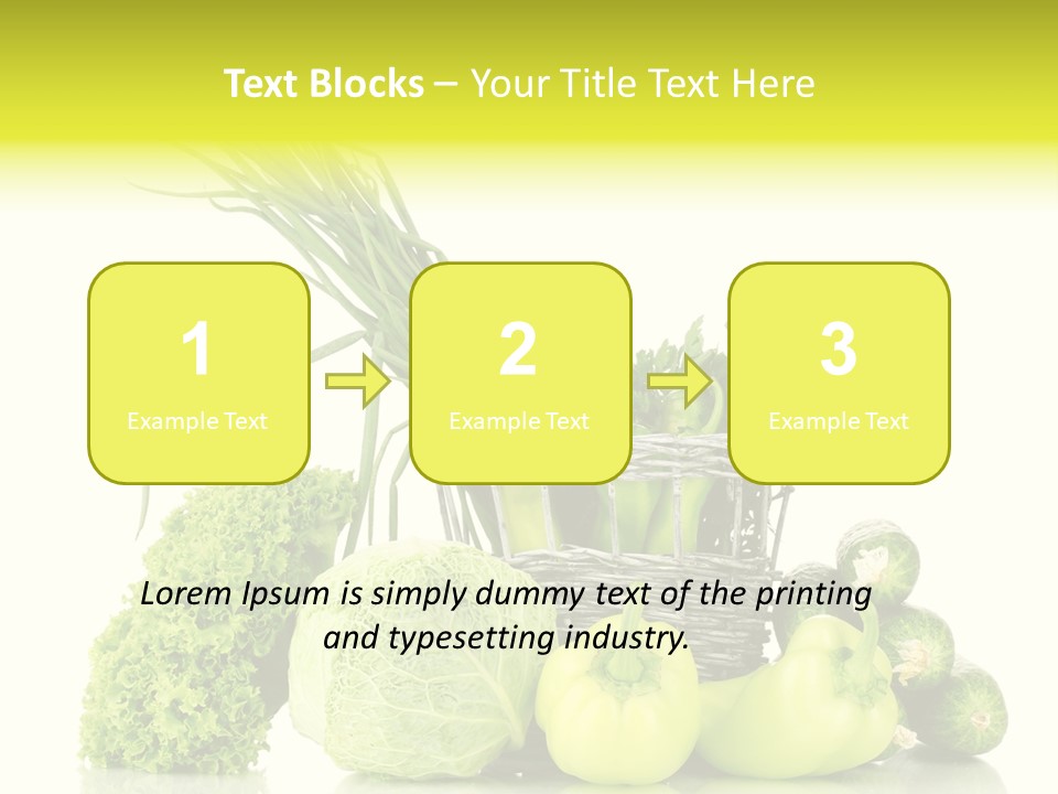 Harvest Kitchen Vegetable PowerPoint Template