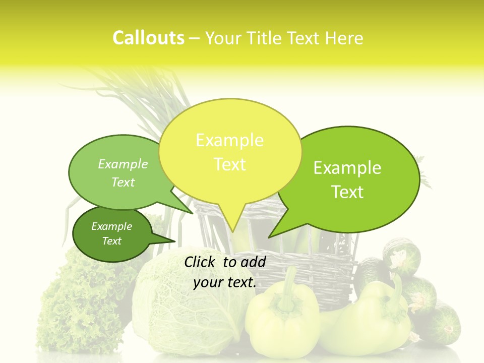 Harvest Kitchen Vegetable PowerPoint Template