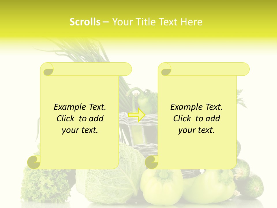 Harvest Kitchen Vegetable PowerPoint Template