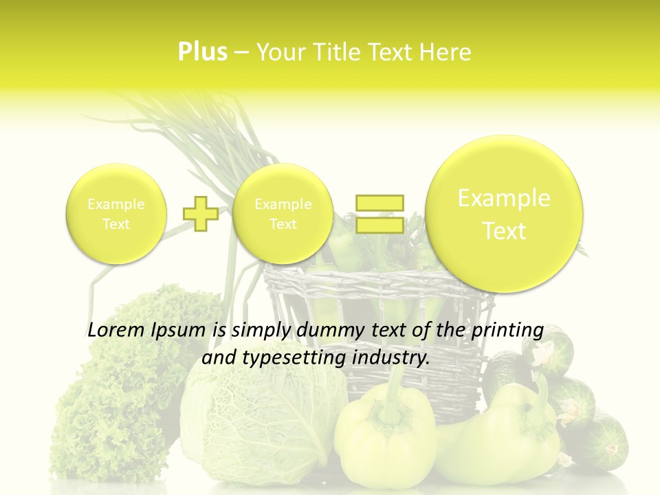 Harvest Kitchen Vegetable PowerPoint Template