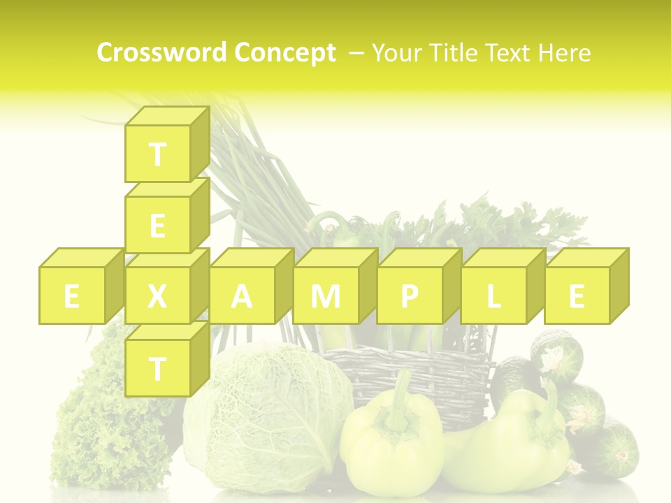 Harvest Kitchen Vegetable PowerPoint Template