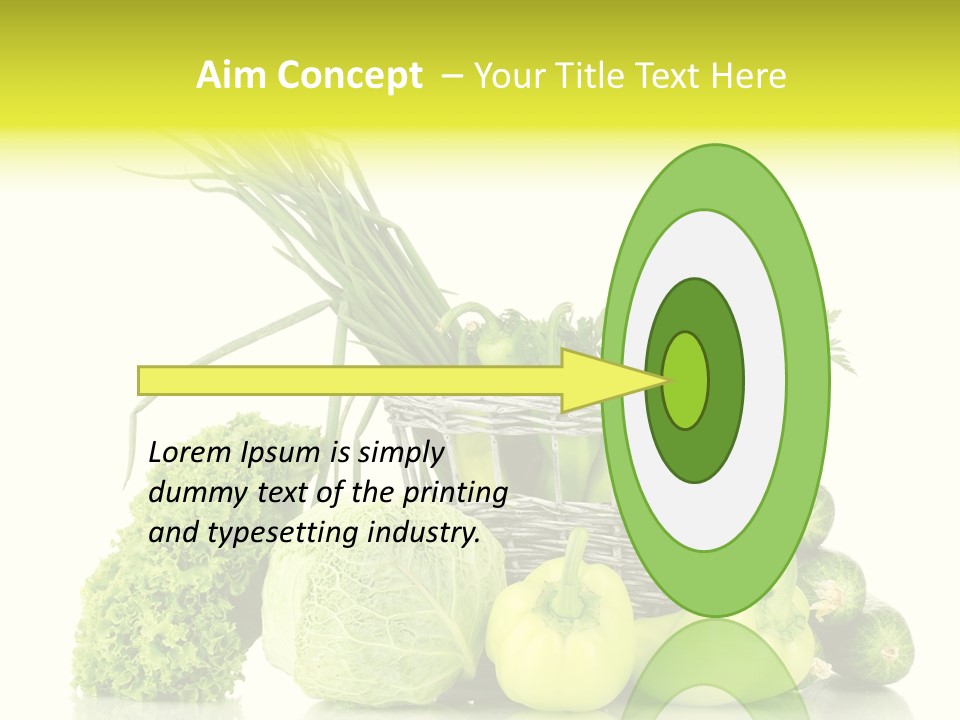 Harvest Kitchen Vegetable PowerPoint Template