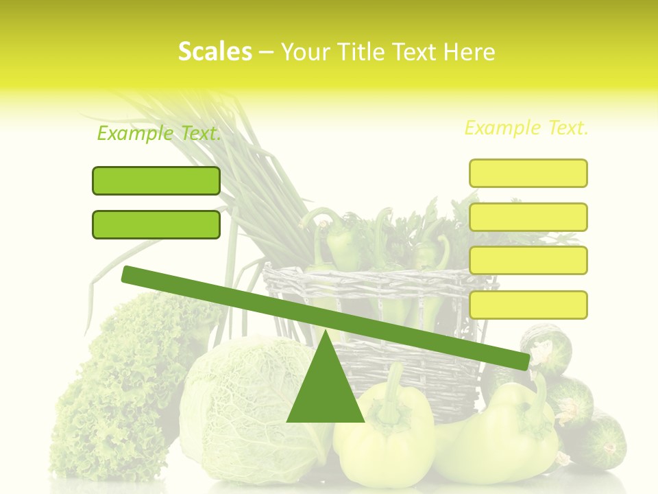 Harvest Kitchen Vegetable PowerPoint Template