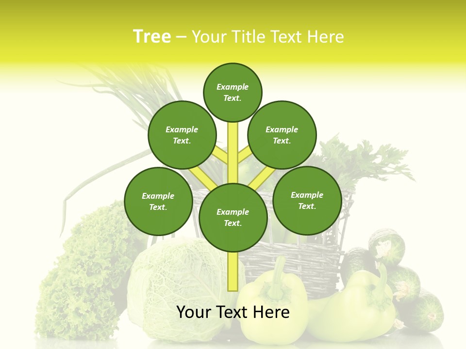 Harvest Kitchen Vegetable PowerPoint Template
