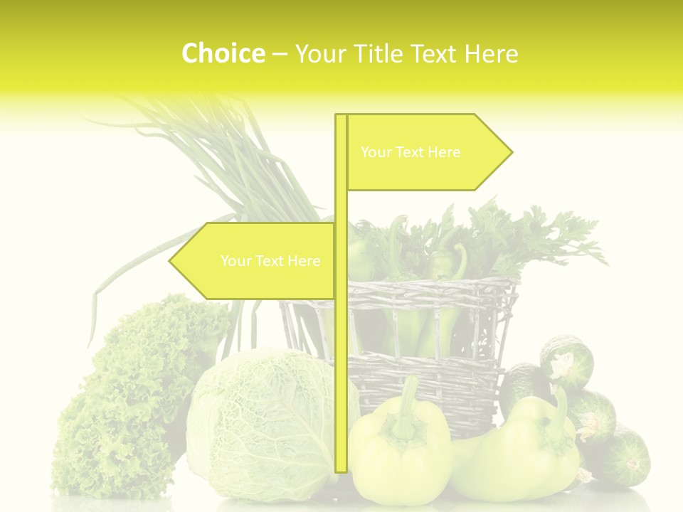 Harvest Kitchen Vegetable PowerPoint Template