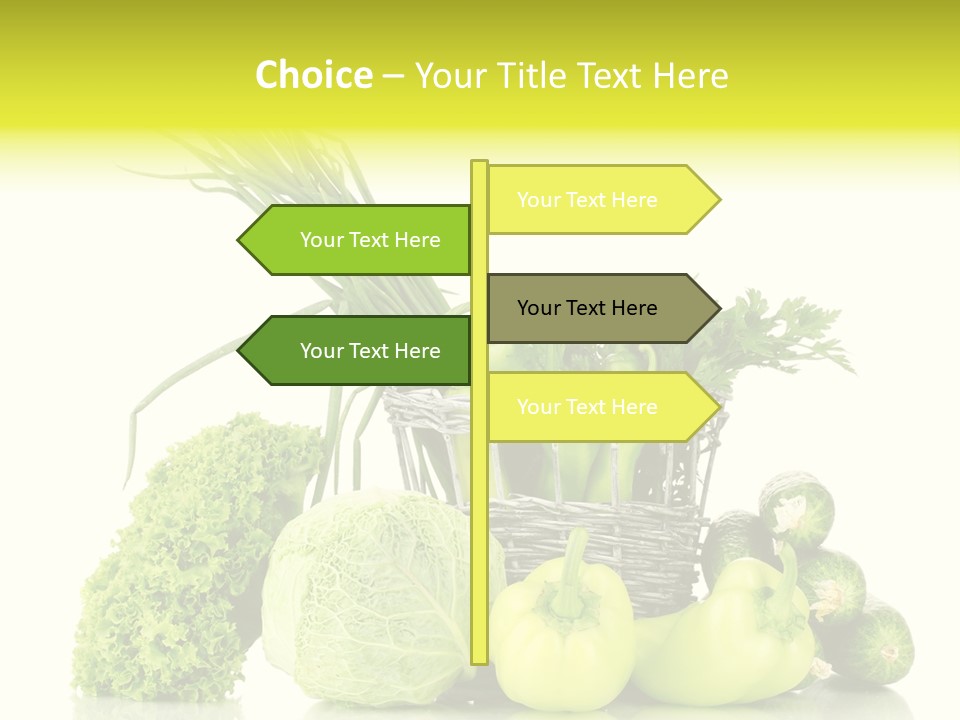 Harvest Kitchen Vegetable PowerPoint Template