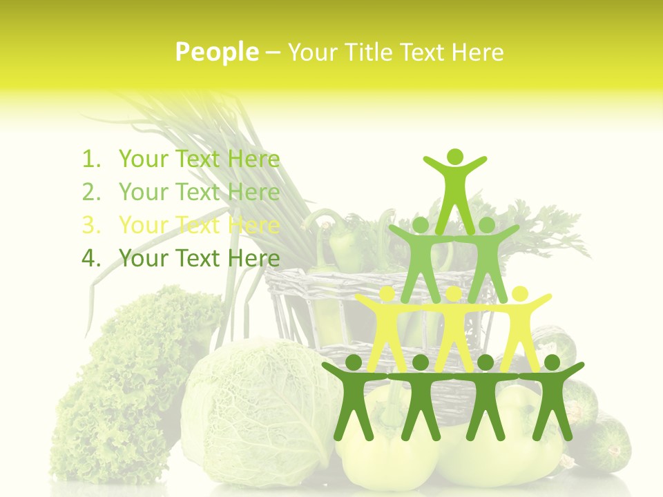 Harvest Kitchen Vegetable PowerPoint Template