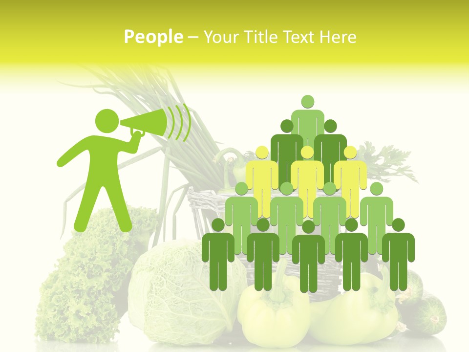 Harvest Kitchen Vegetable PowerPoint Template