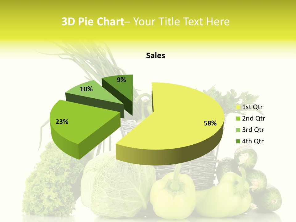 Harvest Kitchen Vegetable PowerPoint Template