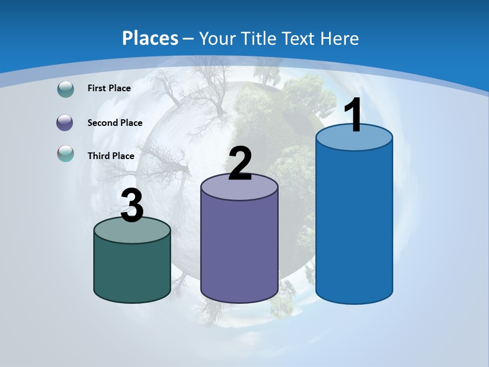 Small Grove Leafless PowerPoint Template