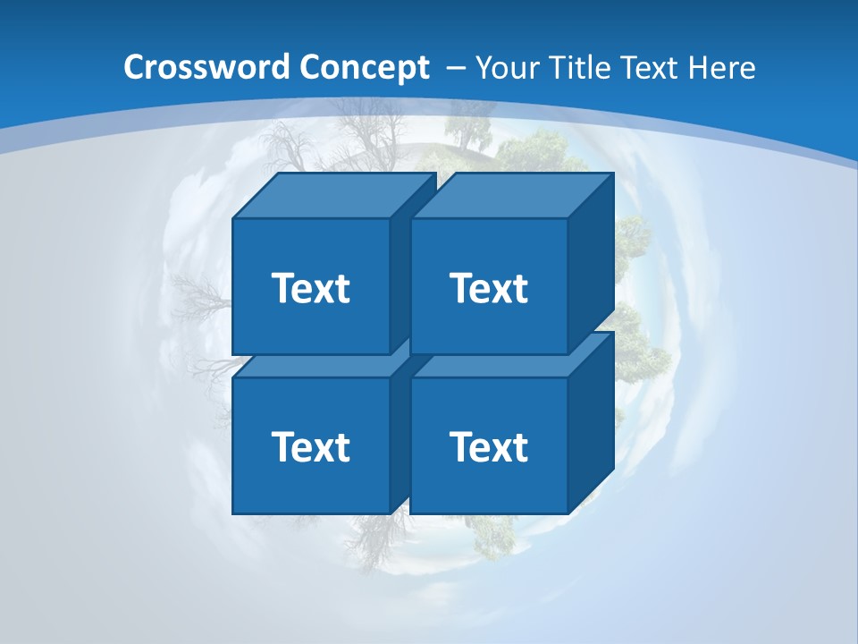Small Grove Leafless PowerPoint Template