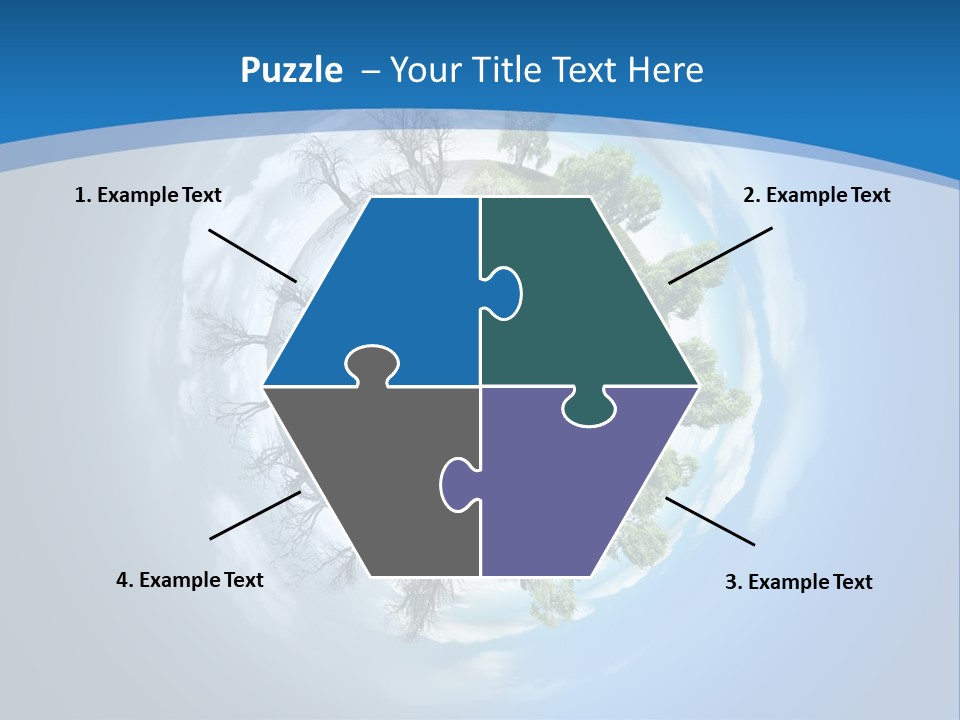 Small Grove Leafless PowerPoint Template