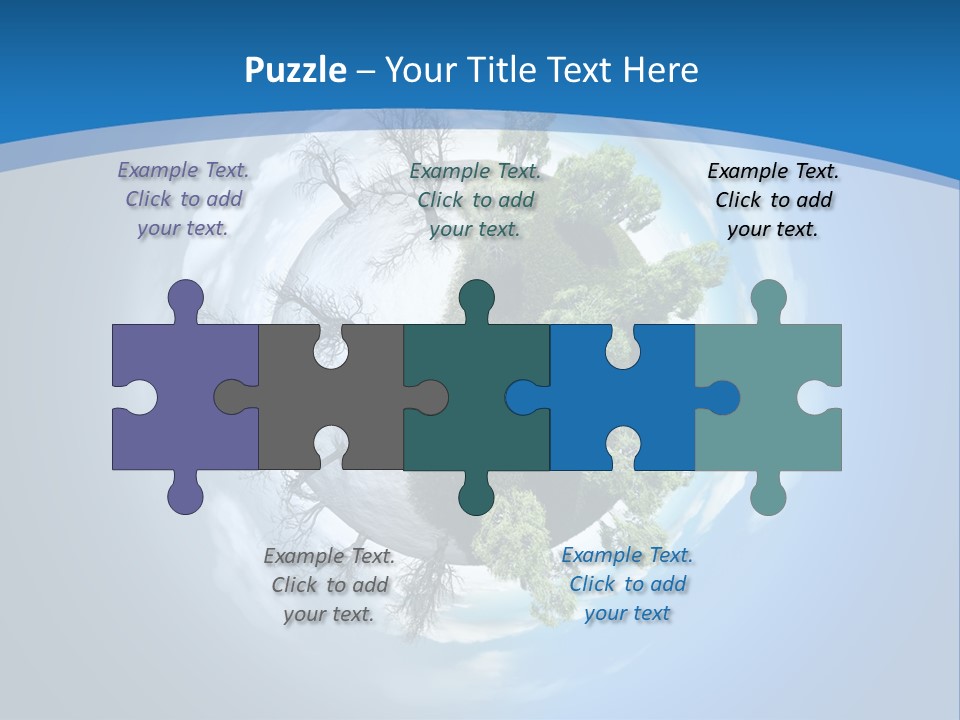 Small Grove Leafless PowerPoint Template