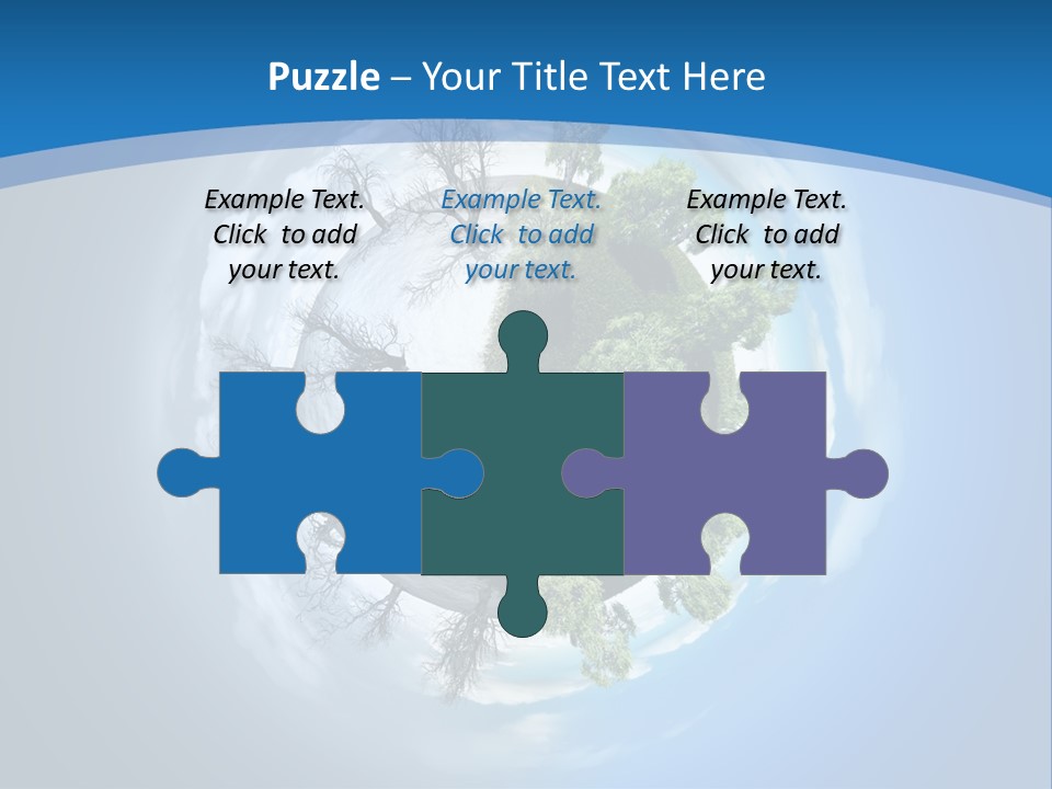 Small Grove Leafless PowerPoint Template