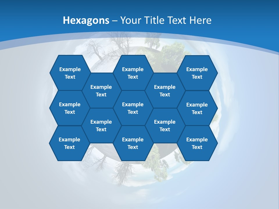 Small Grove Leafless PowerPoint Template