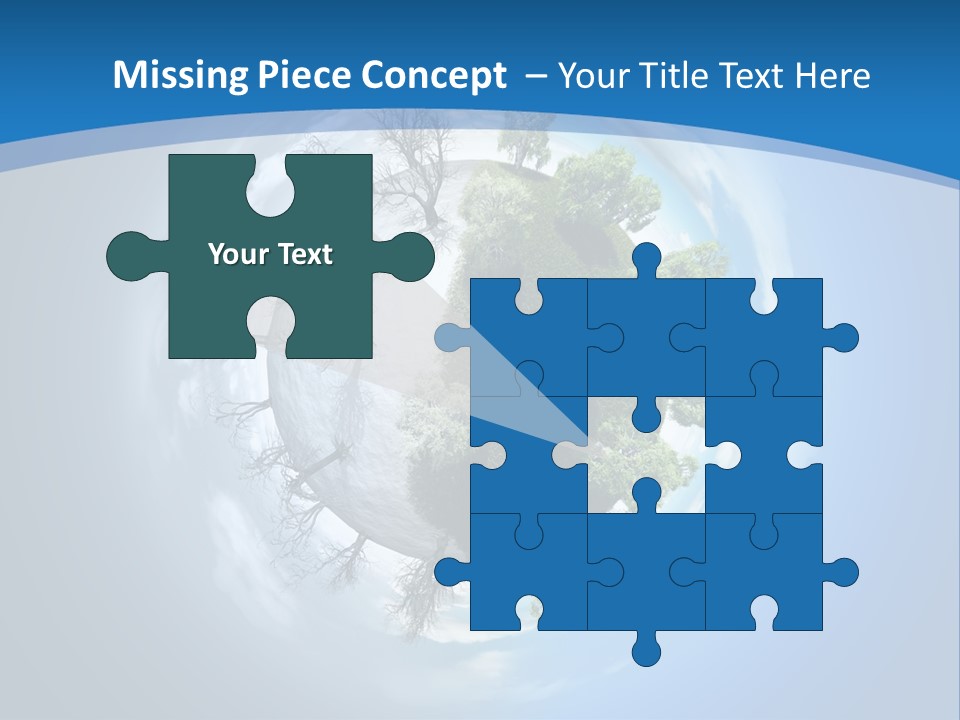 Small Grove Leafless PowerPoint Template