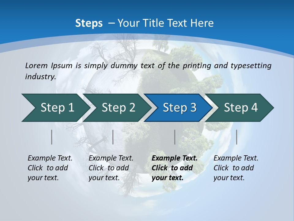 Small Grove Leafless PowerPoint Template