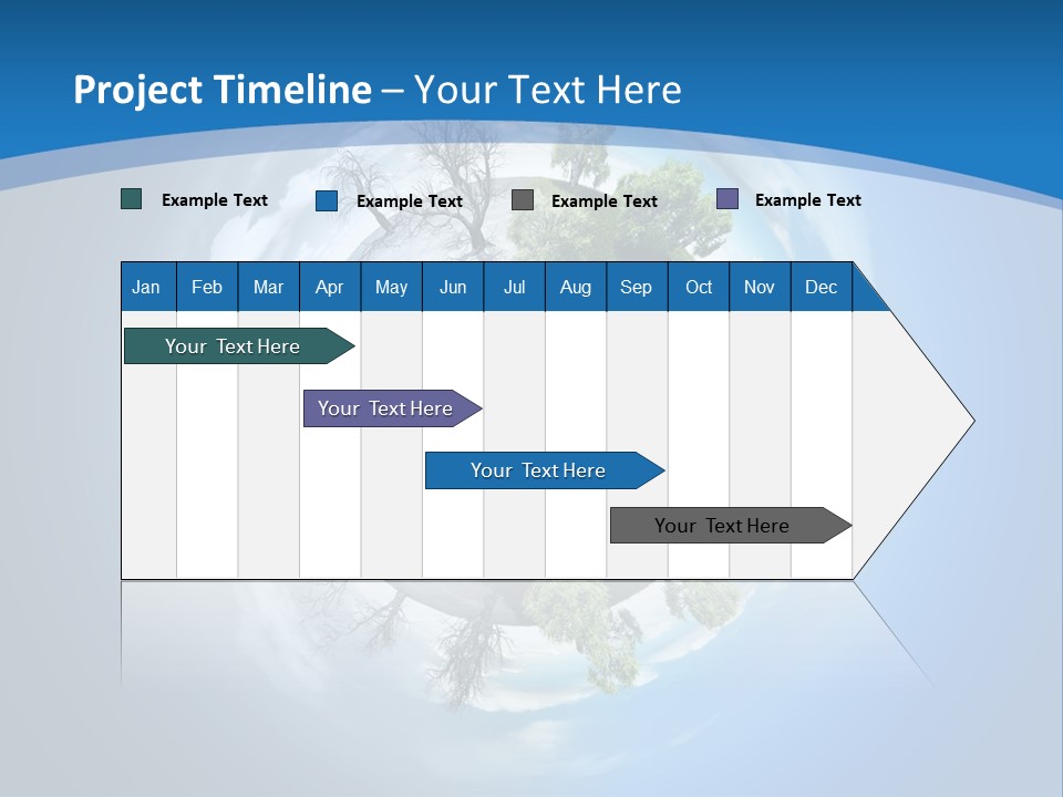 Small Grove Leafless PowerPoint Template
