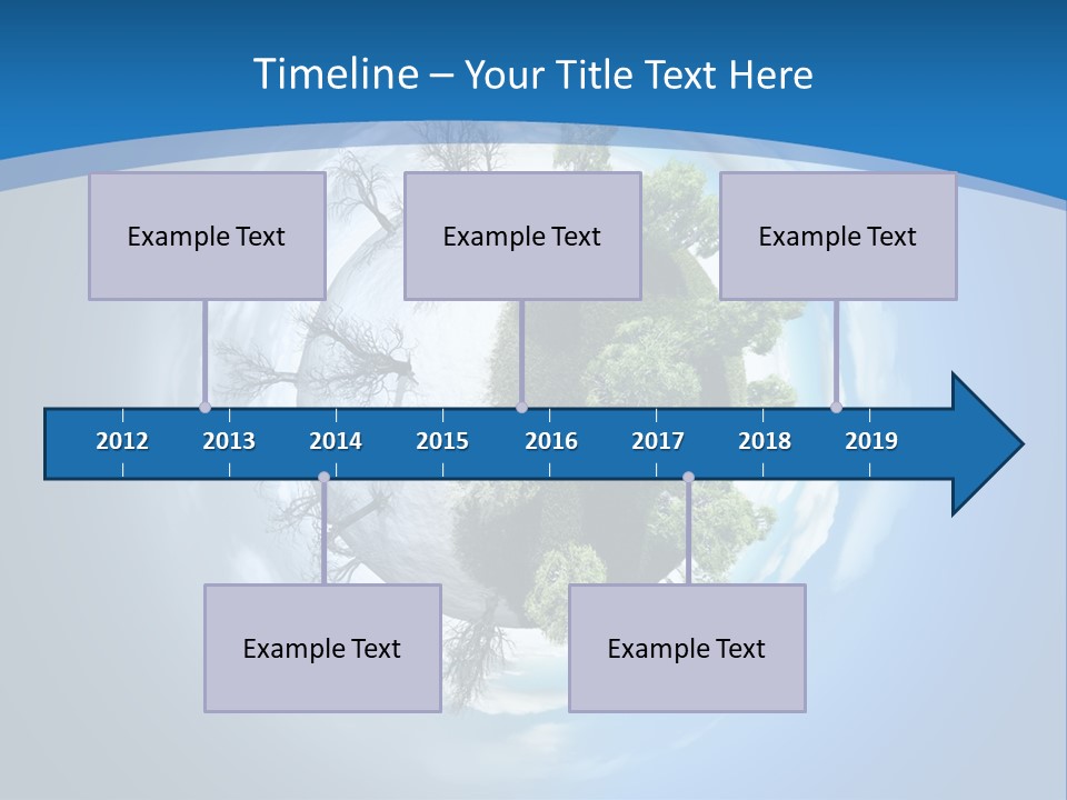 Small Grove Leafless PowerPoint Template