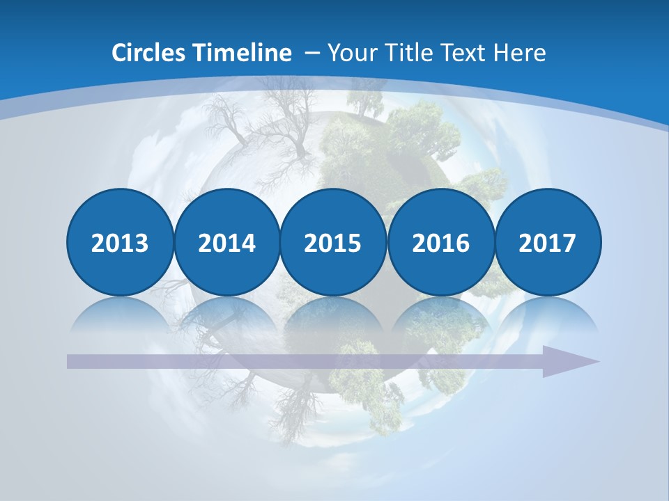 Small Grove Leafless PowerPoint Template